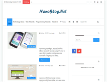 Tablet Screenshot of nanoblog.net